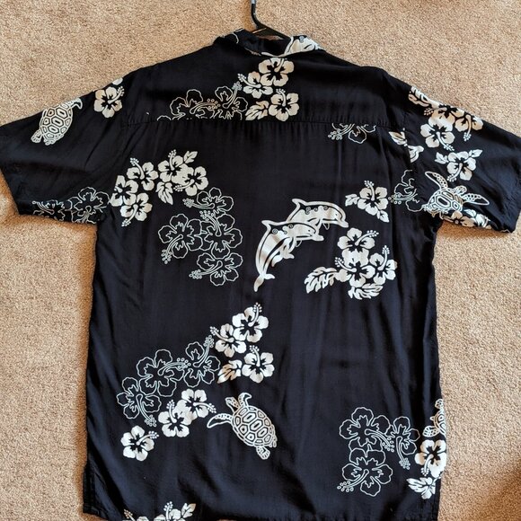 RARE Vintage CABALI Hawaiian mens short sleeve 100% Rayon - Picture 3 of 4